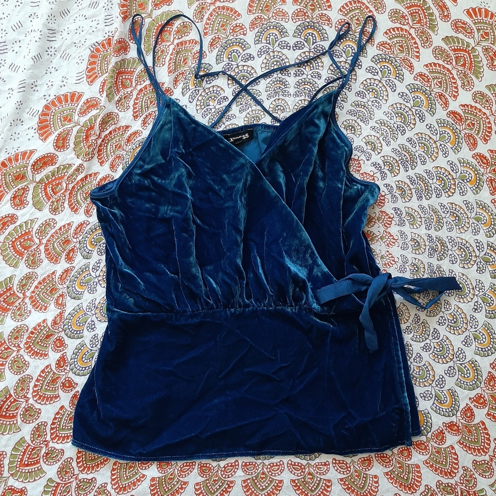 Velvet blouse